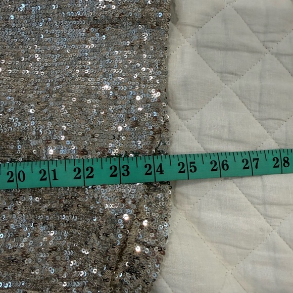 Cable & Gauge Gold Sequin Blouse - Picture 4 of 6